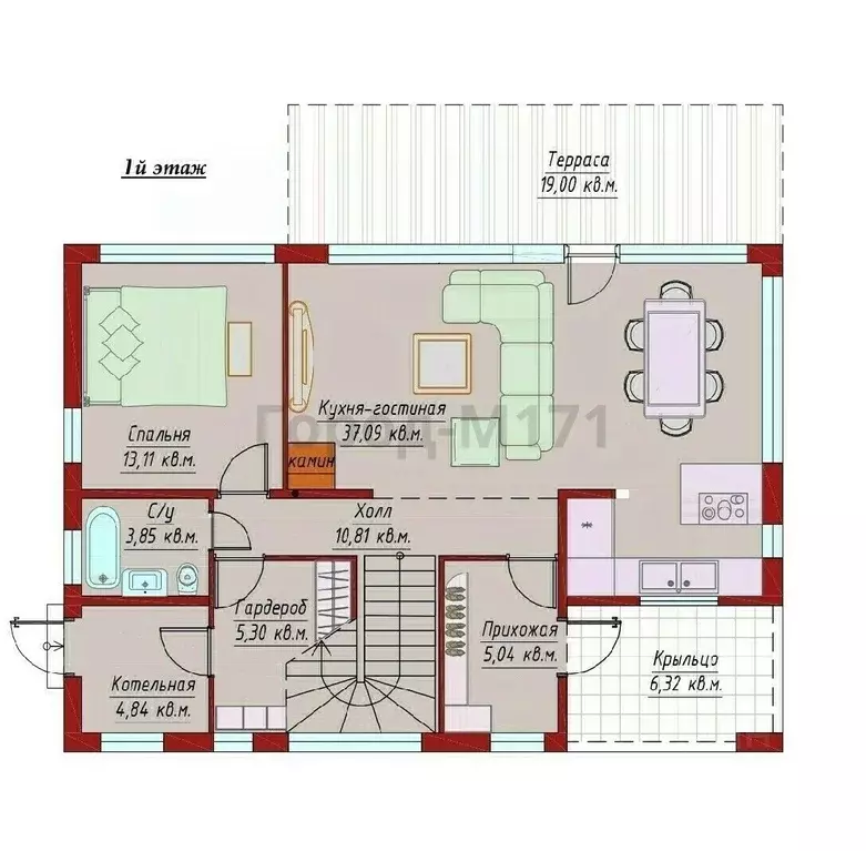 Дом в Ленинградская область, Выборгский район, Первомайское с/пос, ... - Фото 2