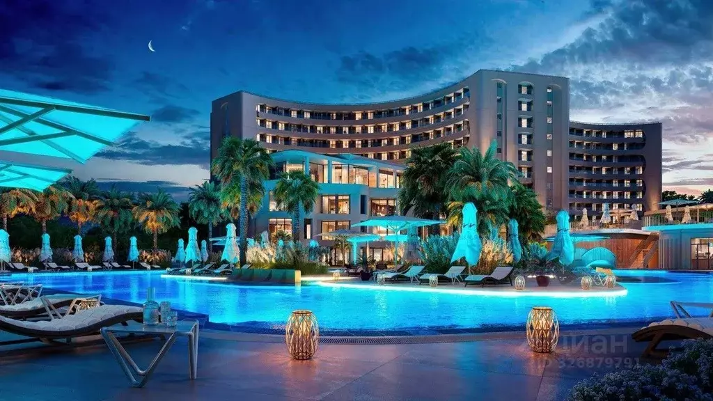 1-к кв. Краснодарский край, Сочи Мамайка мкр, ул. Крымская, 44с3 (50.0 ... - Фото 1