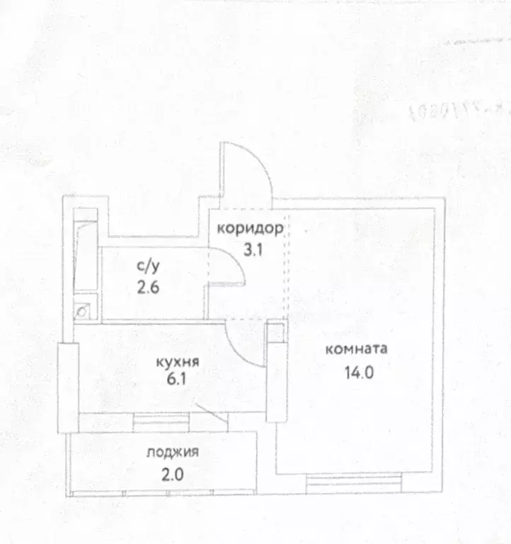 1-к кв. Москва ул. Крузенштерна, 10к1 (30.0 м) - Фото 2