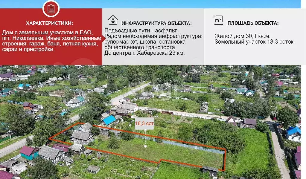 Дом 30,1 м на участке 18,3 сот. - Фото 0