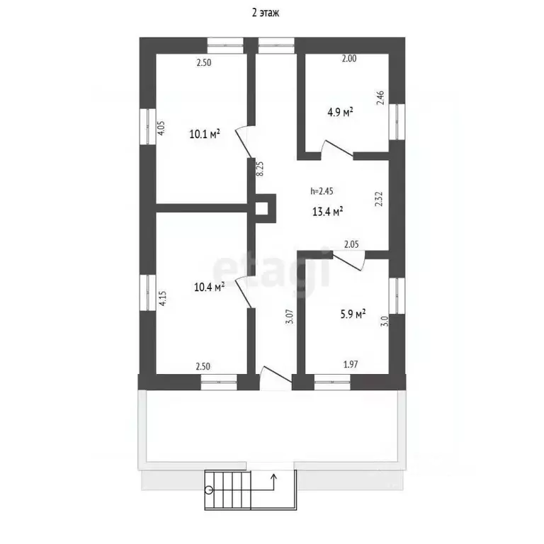 Дом в Крым, Феодосия муниципальный округ, Приморский пгт ул. 1 Мая (96 ... - Фото 2