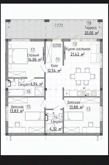 Дом в Севастополь Интернационалист садоводческое товарищество,  (120 ... - Фото 2