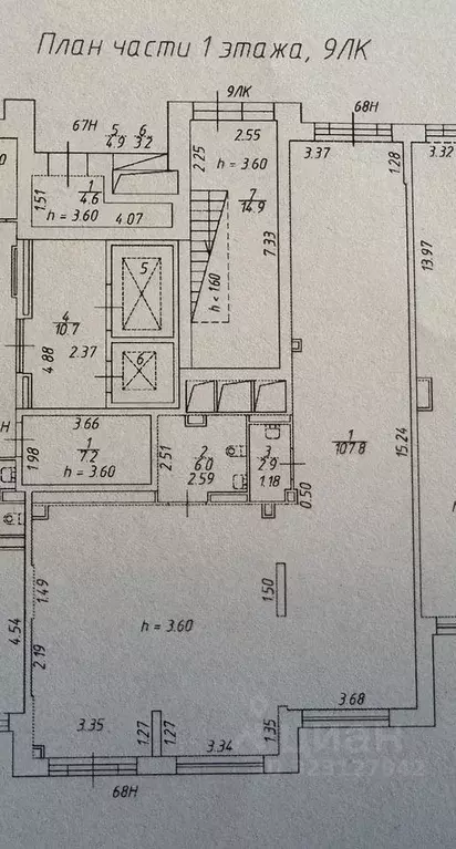 Помещение свободного назначения в Санкт-Петербург Октябрьская наб., 40 ... - Фото 2