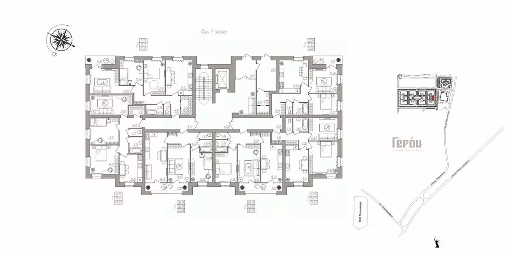 2-к кв. Волгоградская область, Волгоград ул. Землячки, 84/2 (52.96 м) - Фото 1