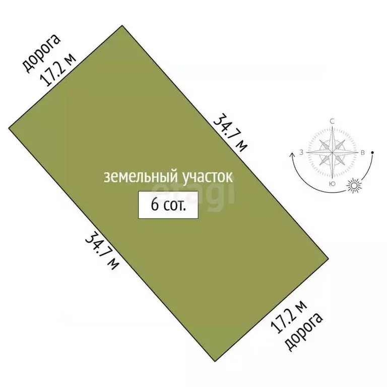 Участок в Крым, Симферопольский район, Перовское с/пос, с. Ключи  (6.0 ... - Фото 1