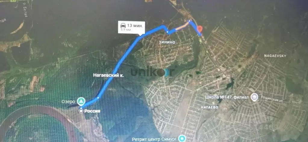 Участок в Башкортостан, Уфа городской округ, с. Нагаево, 4-й кв-л  ... - Фото 1