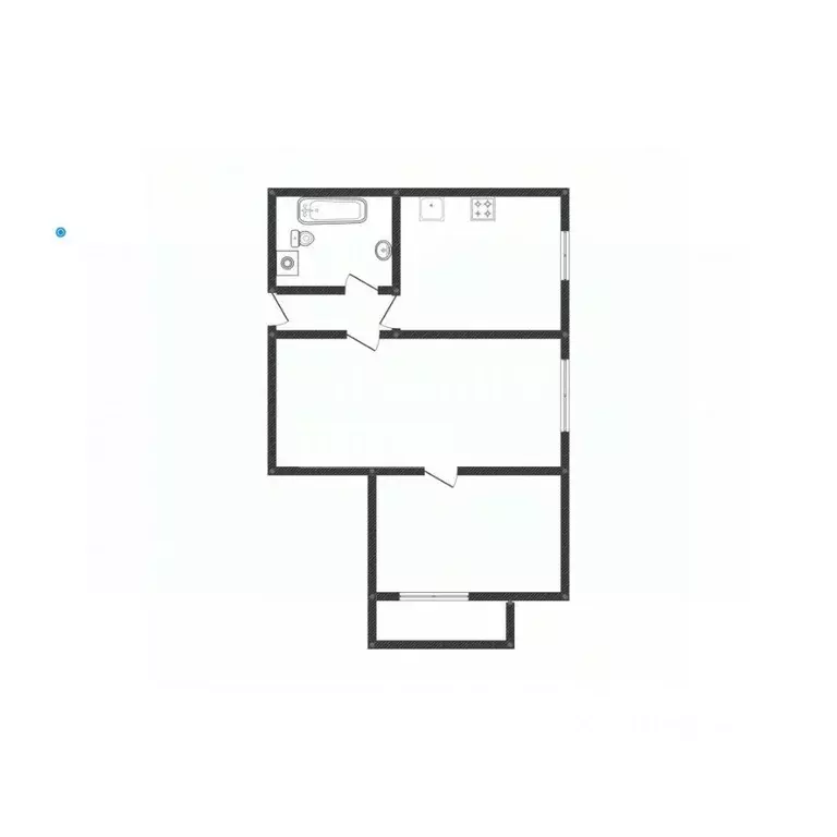 1-к кв. Липецкая область, Липецк ул. 50 лет НЛМК, 9 (35.0 м) - Фото 2
