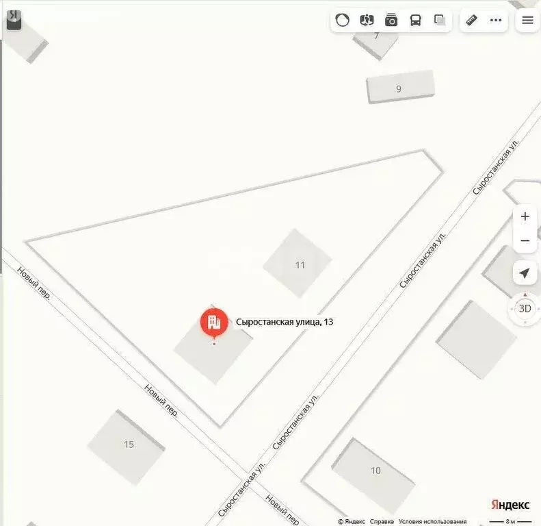 Участок в Миасс, Сыростанская улица (8 м) - Фото 2