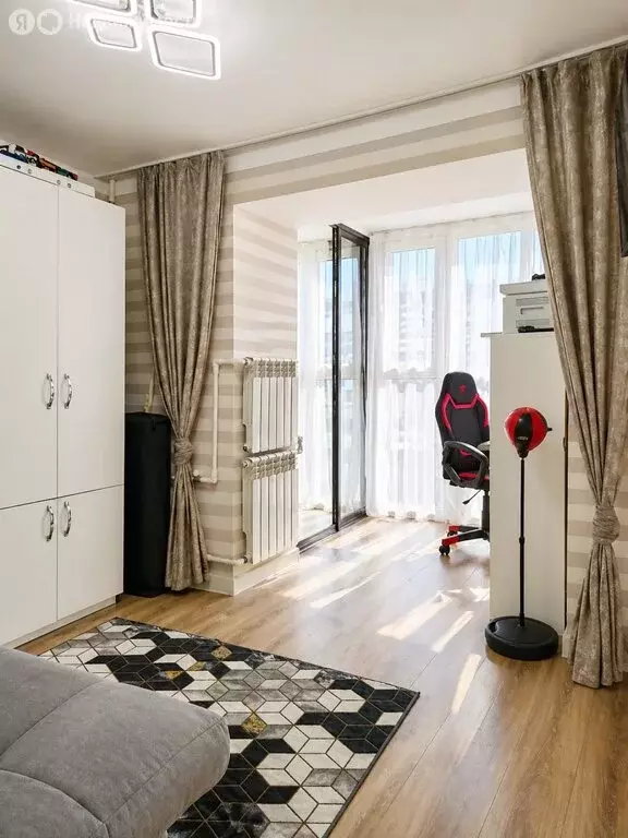 1-комнатная квартира: Самара, улица Николая Баженова, 8 (34.3 м) - Фото 1