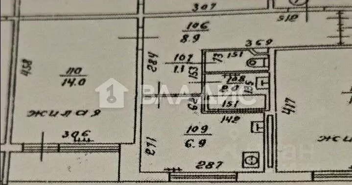 1-к кв. Калининградская область, Калининград ул. 9 Апреля, 50 (32.9 м) - Фото 2
