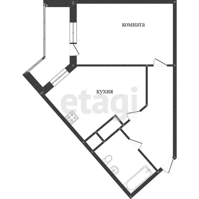 1-комнатная квартира: Белгород, бульвар Первого Салюта, 6В (44 м) - Фото 0
