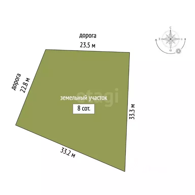 Участок в Московская область, Дмитровский муниципальный округ, с. ... - Фото 2