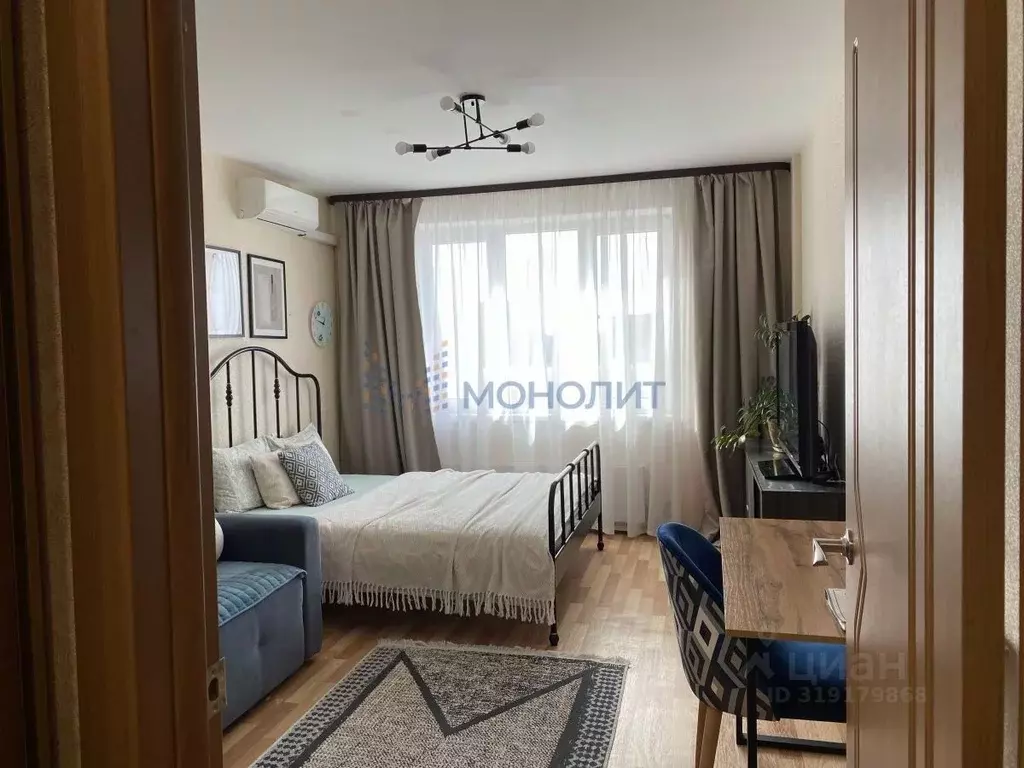 1-к кв. Нижегородская область, Нижний Новгород Мещерское Озеро ... - Фото 1