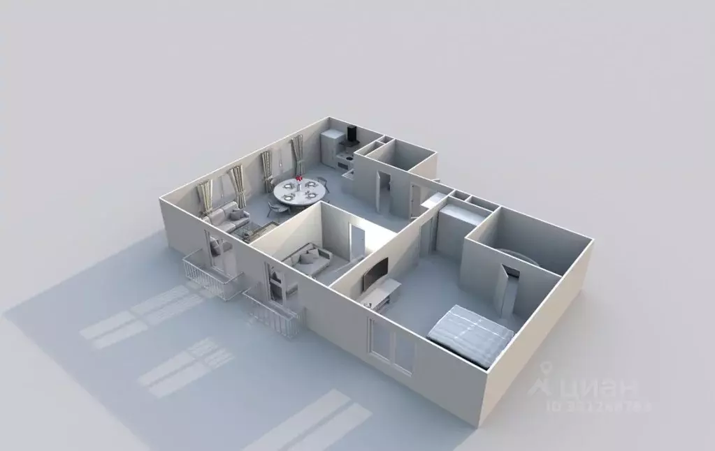 3-к кв. Москва Березовая аллея, 19к5 (76.5 м) - Фото 1