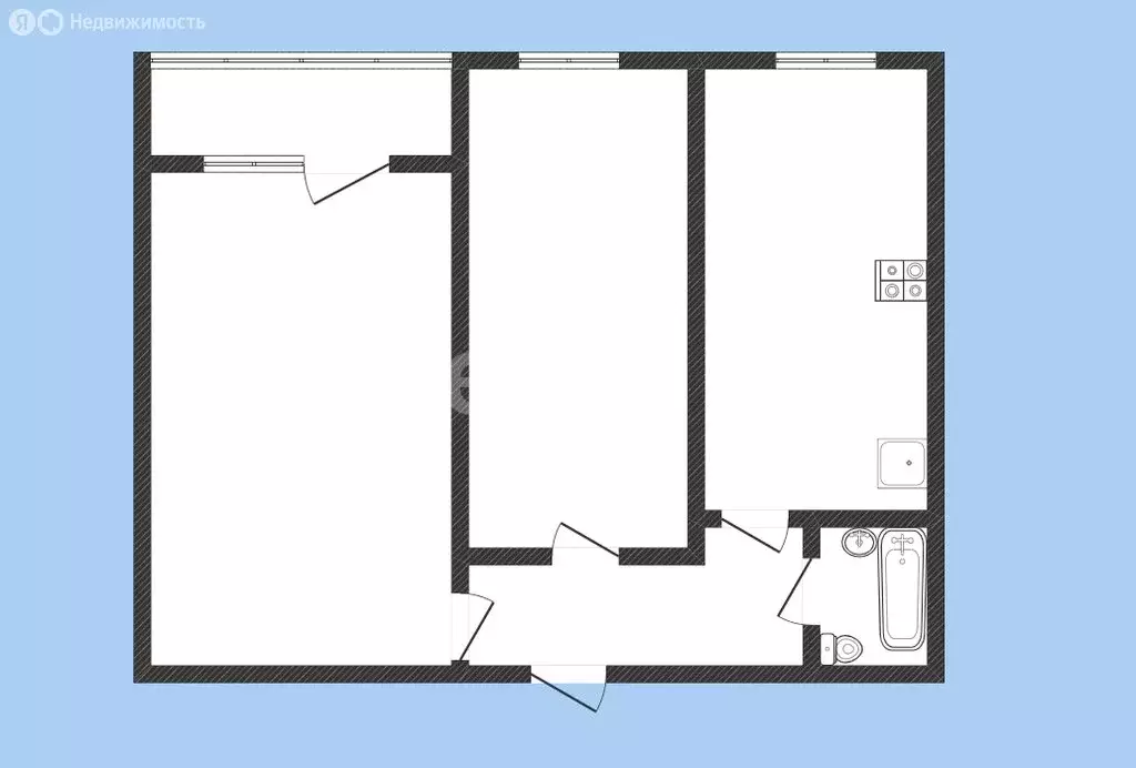 2-комнатная квартира: Черкесск, улица Космонавтов, 102В (58.4 м) - Фото 1