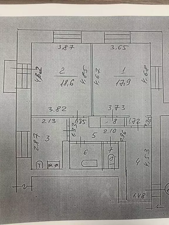 2-к кв. Нижегородская область, Саров пл. Ленина, 2 (59.0 м) - Фото 0