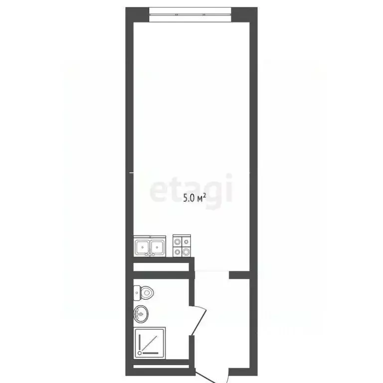 Студия Краснодарский край, Анапа Северная ул., 9Бк2 (26.1 м) - Фото 2
