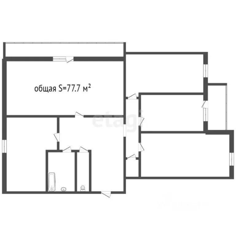 4-к кв. Алтайский край, Бийск Дальняя ул., 85 (77.7 м) - Фото 1