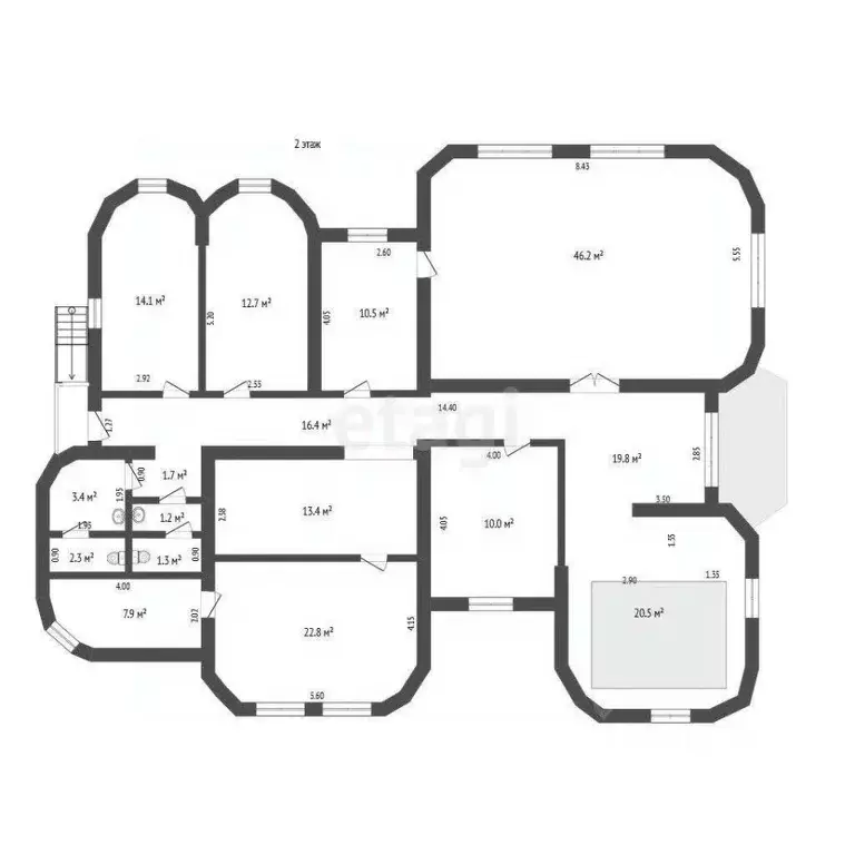 Дом в Астраханская область, Астрахань ул. Карла Маркса, 18 (398 м) - Фото 2