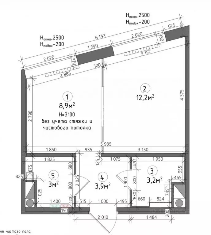 Студия Москва ул. Народного Ополчения, 15К2 (31.6 м) - Фото 2