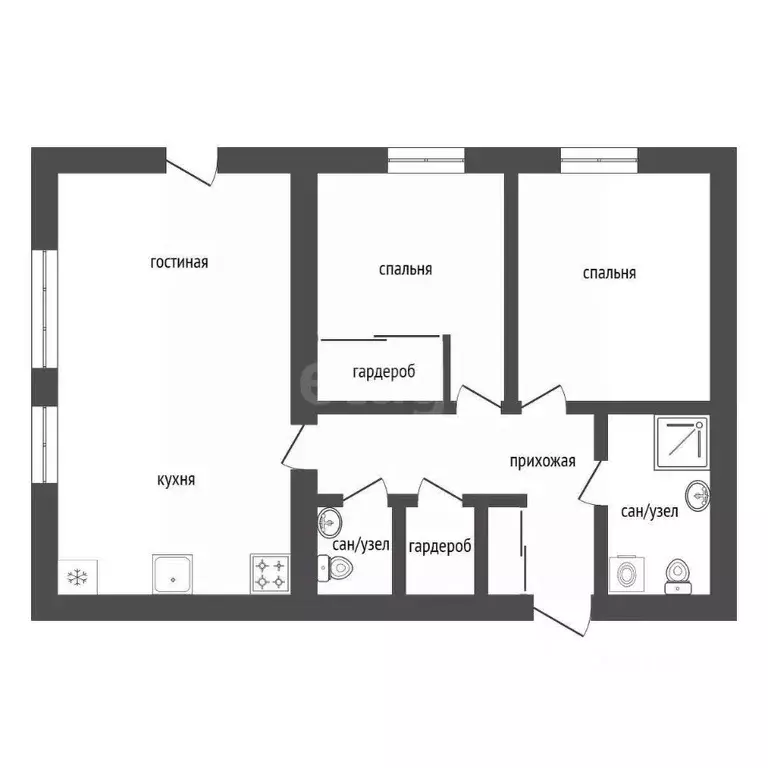 Дом в Амурская область, Благовещенский район, с. Чигири Новая ул., 17 ... - Фото 2