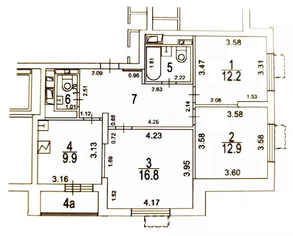 3-к кв. Москва Алтуфьевское ш., 53к2 (71.2 м) - Фото 1