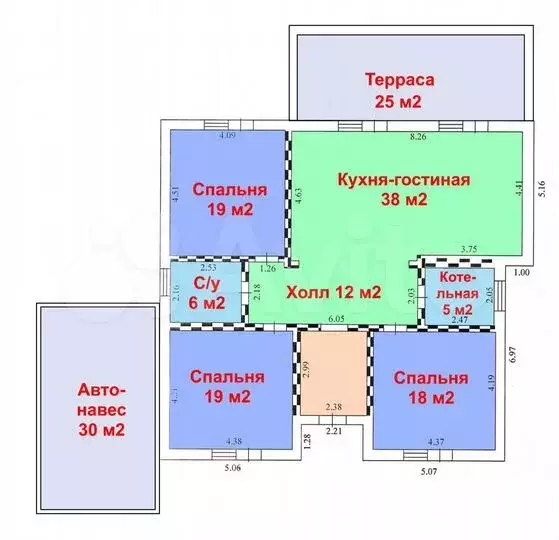 Дом 130м на участке 10сот. - Фото 1