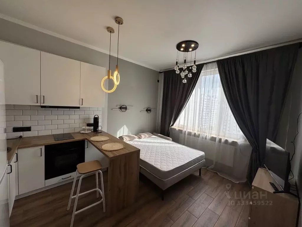 Студия Москва ул. Берзарина, 30Б (28.0 м) - Фото 2