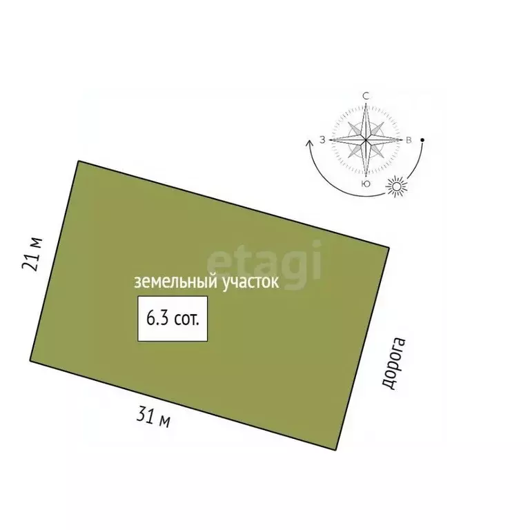 Участок в Ростовская область, Мясниковский район, Чалтырское с/пос, ... - Фото 2