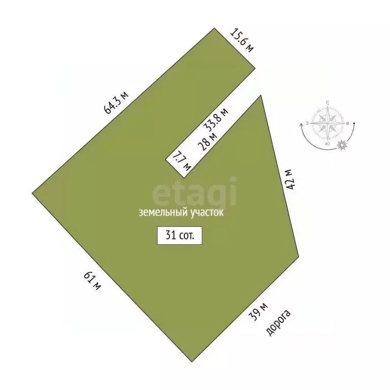 Участок в Пермский край, Добрянский муниципальный округ, д. Конец Гор  ... - Фото 1