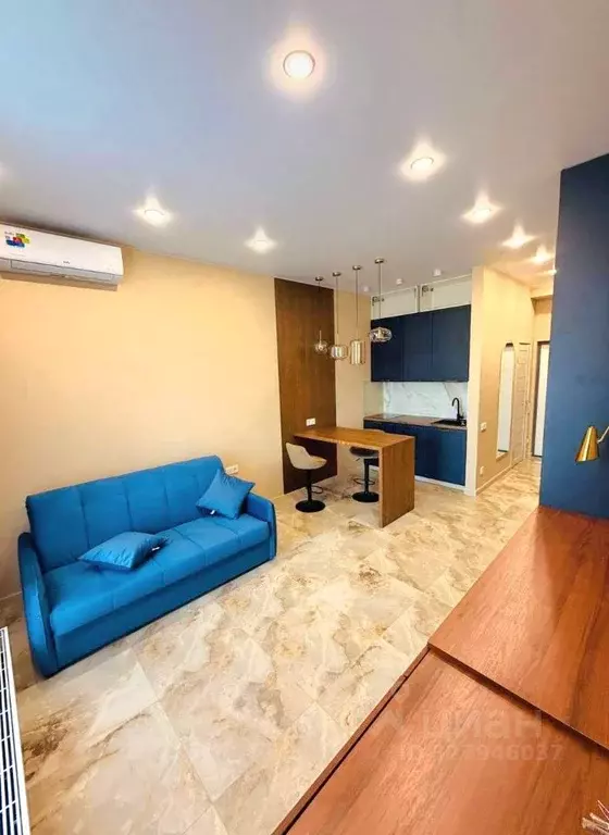 Студия Москва Автомобильный проезд, 4 (27.0 м) - Фото 1