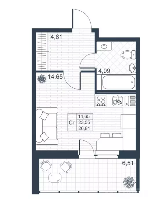 Студия Ленинградская область, Коммунар г. Гатчинский муниципальный ... - Фото 1