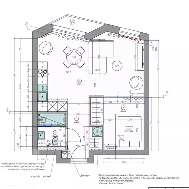 1-к кв. Москва Волоколамское ш., 81/2с6 (45.4 м) - Фото 2