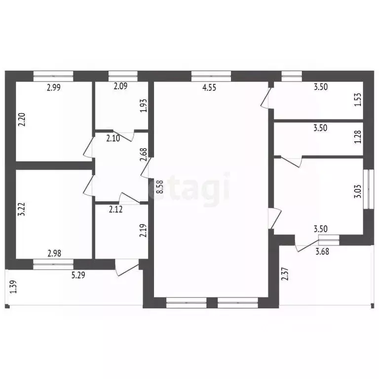Дом в Ленинградская область, Гатчинский муниципальный округ, Тайцы ... - Фото 2
