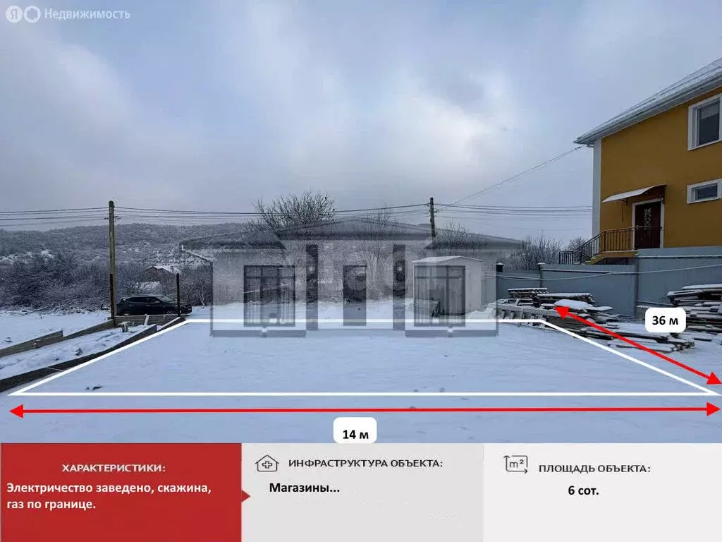 Участок в Пионерское, Луговая улица (6 м) - Фото 1