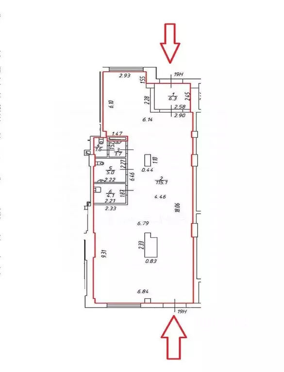 Помещение свободного назначения в Санкт-Петербург Богатырский просп., ... - Фото 2