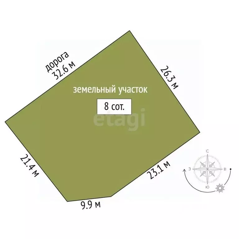 Участок в Севастополь Фрегат СТ, 45 (8.0 сот.) - Фото 2