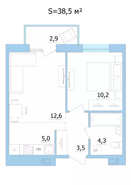 2-к кв. Карелия, Петрозаводск Старая Кукковка тер., Старая Кукковка-3 ... - Фото 1