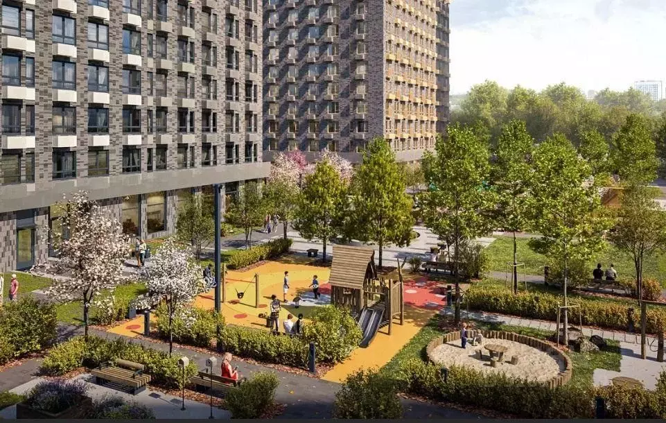 2-к кв. Московская область, Мытищи Ярославский квартал жилой комплекс, ... - Фото 2