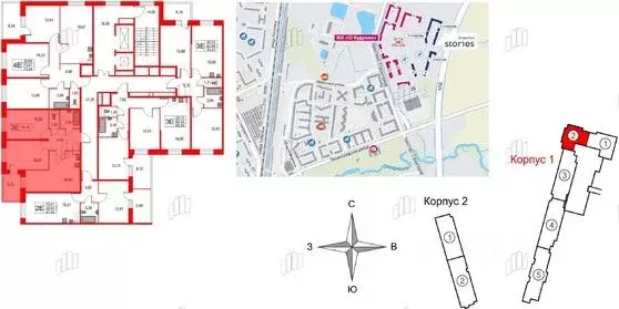 2-к кв. Ленинградская область, Кудрово г. Всеволожский район, ... - Фото 1