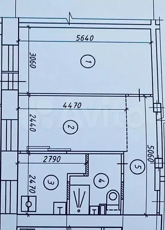 2-к. квартира, 45 м, 4/9 эт. - Фото 0