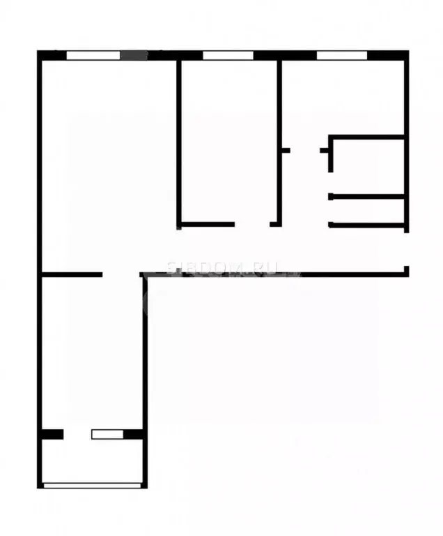 3-к кв. Крым, Симферополь ул. Киевская, 116 (61.0 м) - Фото 2