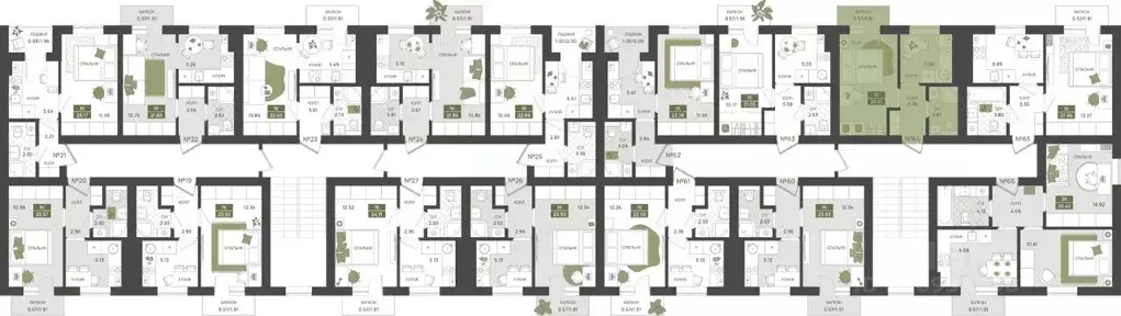 1-к кв. Калининградская область, Гурьевск  (22.61 м) - Фото 2