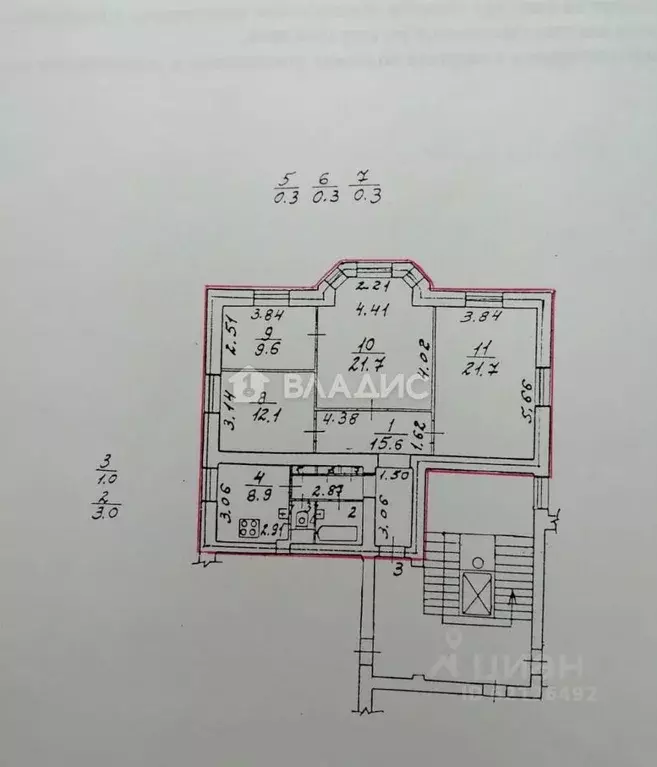 4-к кв. Санкт-Петербург Новочеркасский просп., 47К1 (93.9 м) - Фото 1
