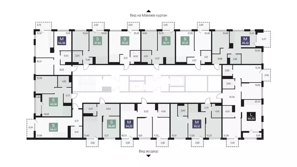 2-к кв. Волгоградская область, Волгоград просп. Имени В.И. Ленина, 59Г ... - Фото 1