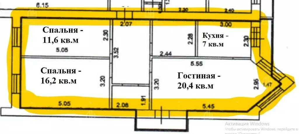 3-комнатная квартира: Самара, Спортивная улица, 3 (71.8 м) - Фото 1