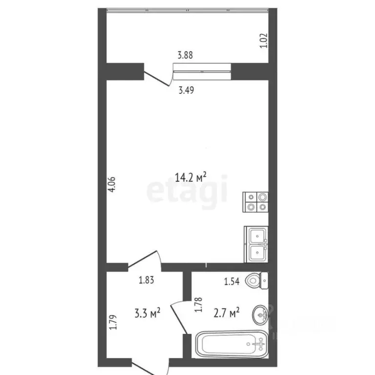 Комната Ульяновская область, Ульяновск проезд Героя России Аверьянова, ... - Фото 2