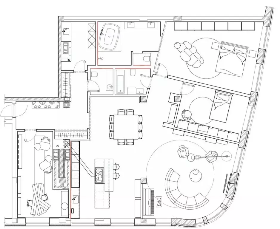 4-к кв. Санкт-Петербург Парадная ул., 3к2 (205.0 м) - Фото 2