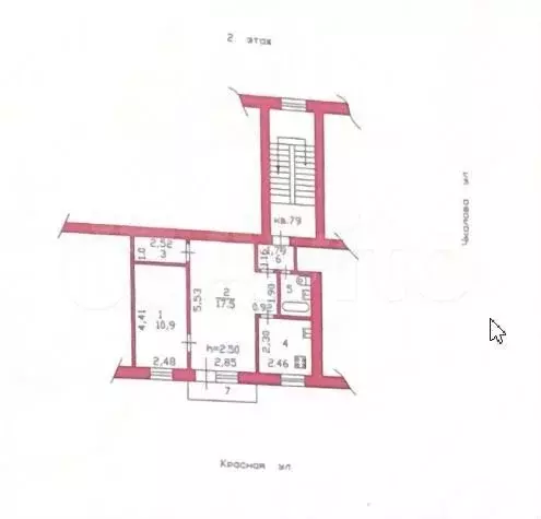 2-к. квартира, 41,7 м, 3/5 эт. - Фото 0