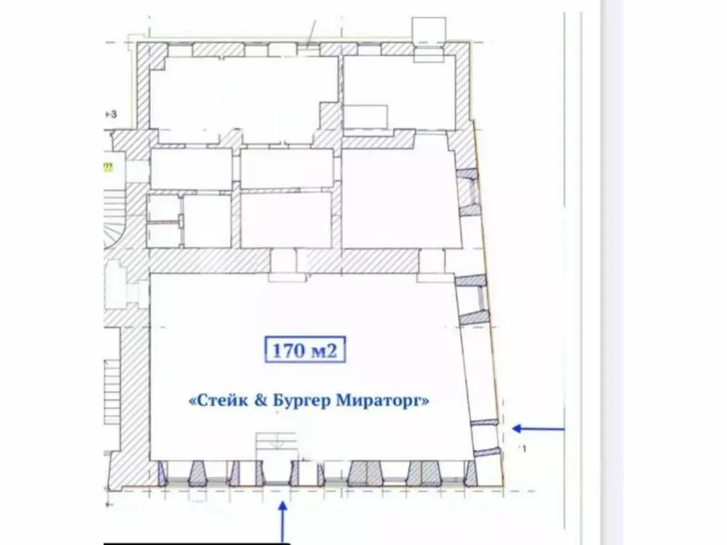 Торговая площадь в Москва Бауманская ул., 44С1 (170 м) - Фото 2